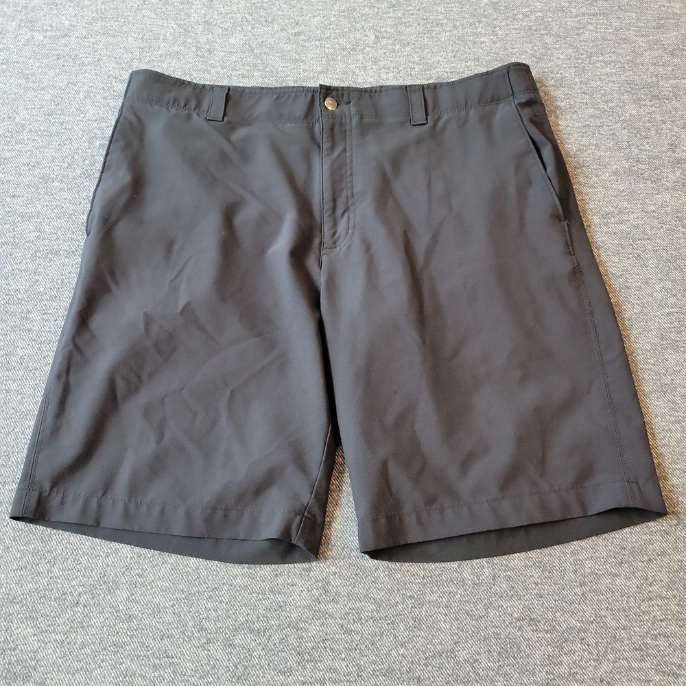 Callaway Golf Shorts Men's 38 Black Performance Stretch Flat Front Casual